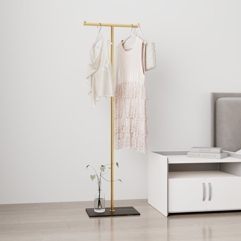 ハンガーラック T字型 スタイリッシュ おしゃれ インテリア コート