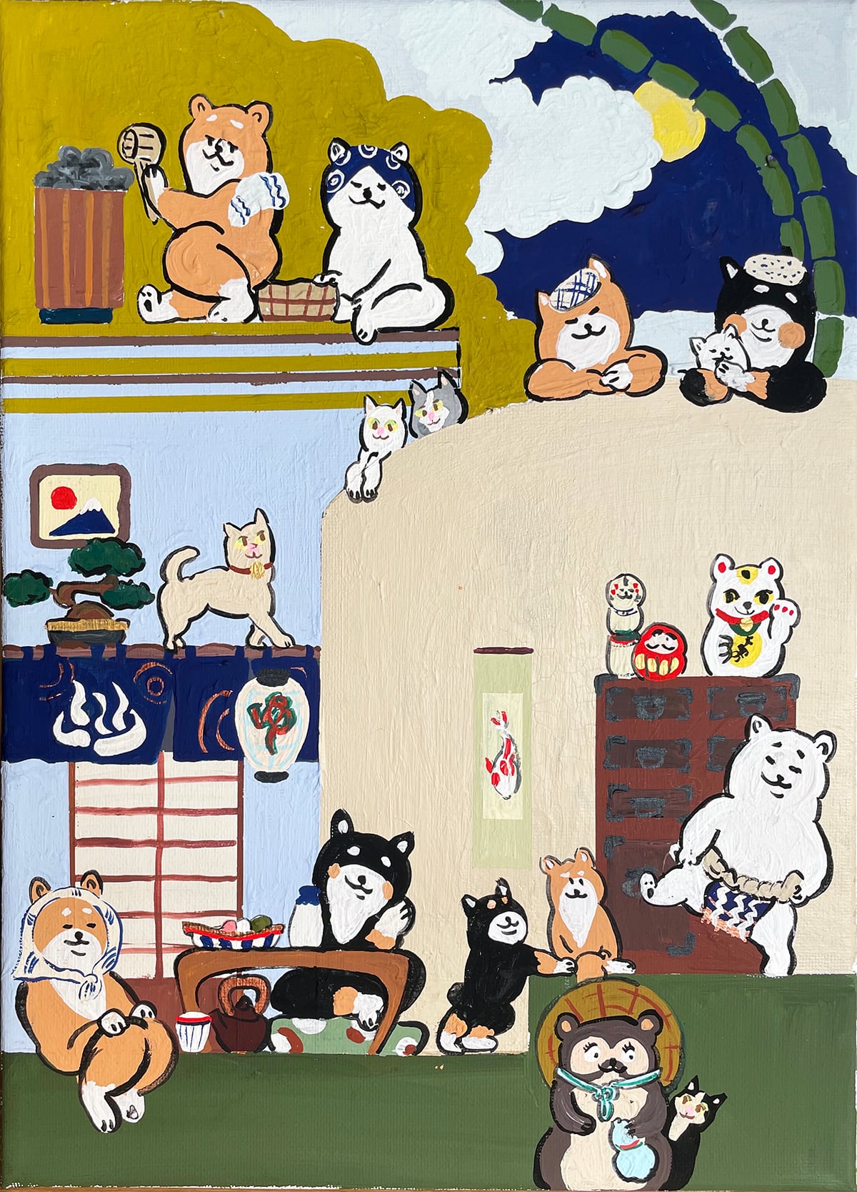 【原画:4号】柴の湯