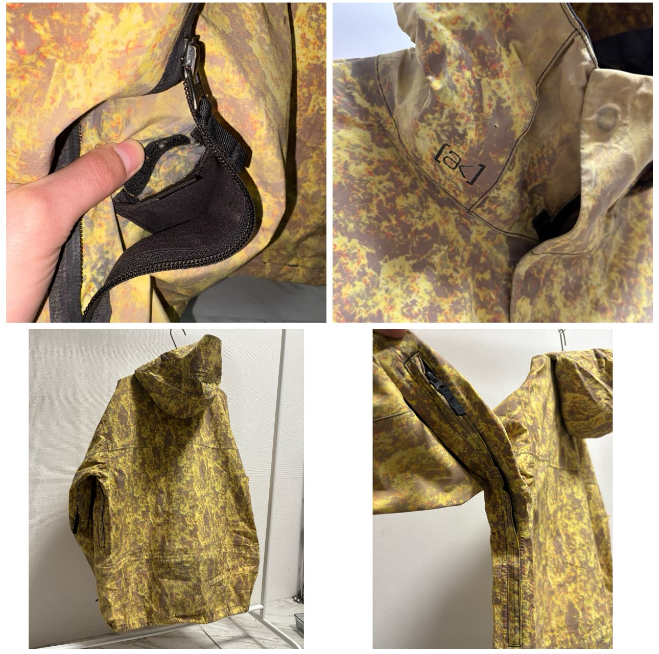 00s 〜 nitraid × burton ak real weed camouflage nylon mountain