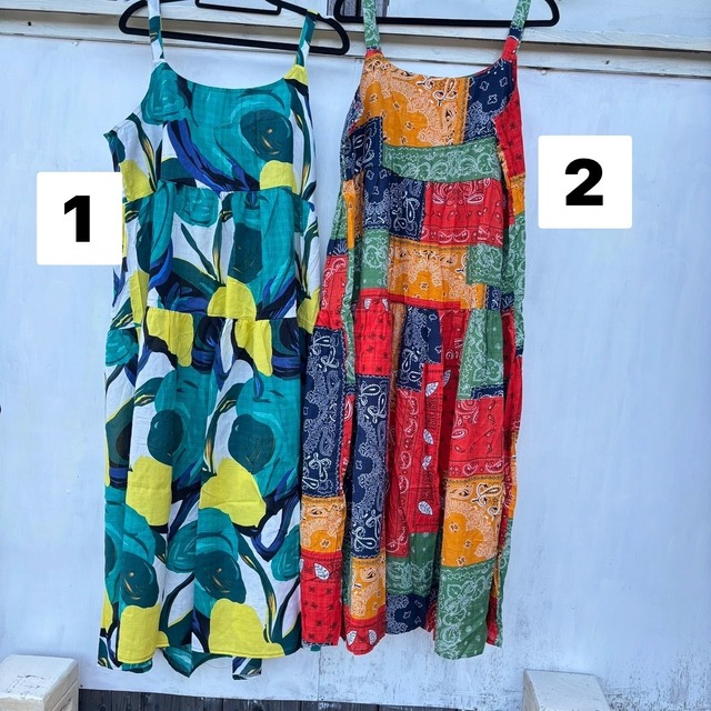 コットンティアードワンピースB