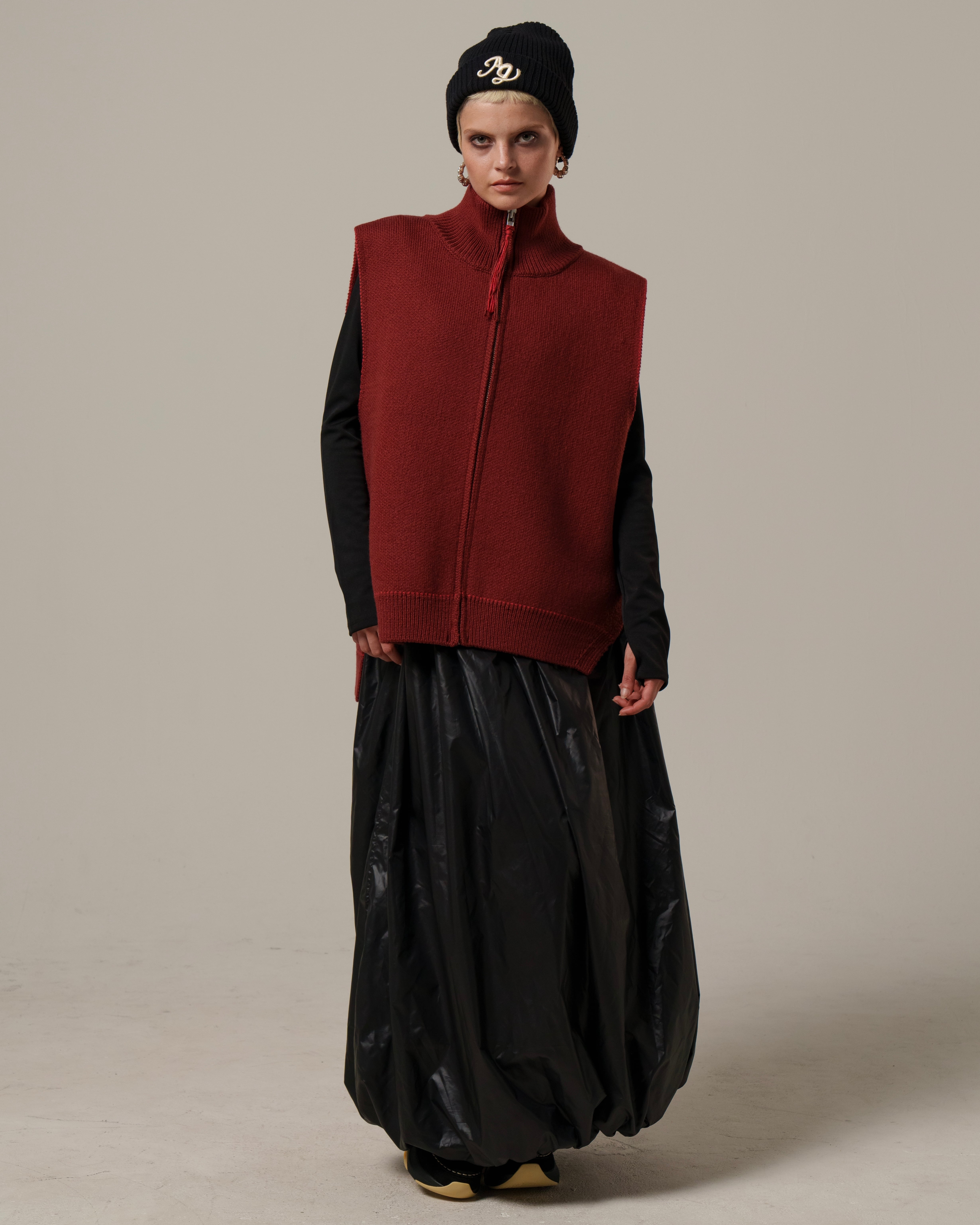 AMBERGLEAM Ds Knit Vest ブラック AMBERGLEAM Ds Knit Vest ブラック AMBERGLEAM Drivers Knit