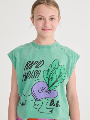 BOBO CHOSES/Rapid Radish sleeveless T-shirt