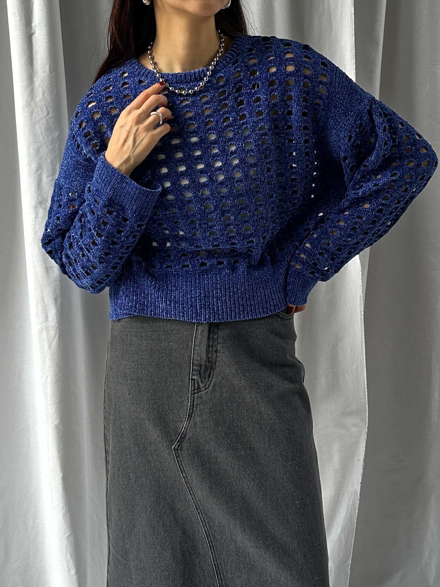 MORE MESH KNIT （ﾓｰﾙﾒｯｼｭﾆｯﾄ）【5545007】 | CIEL'AIR