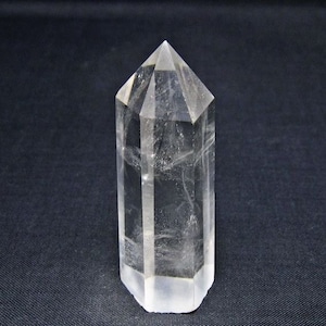 水晶 六角柱 ポイント 置物 一点物 142-11179