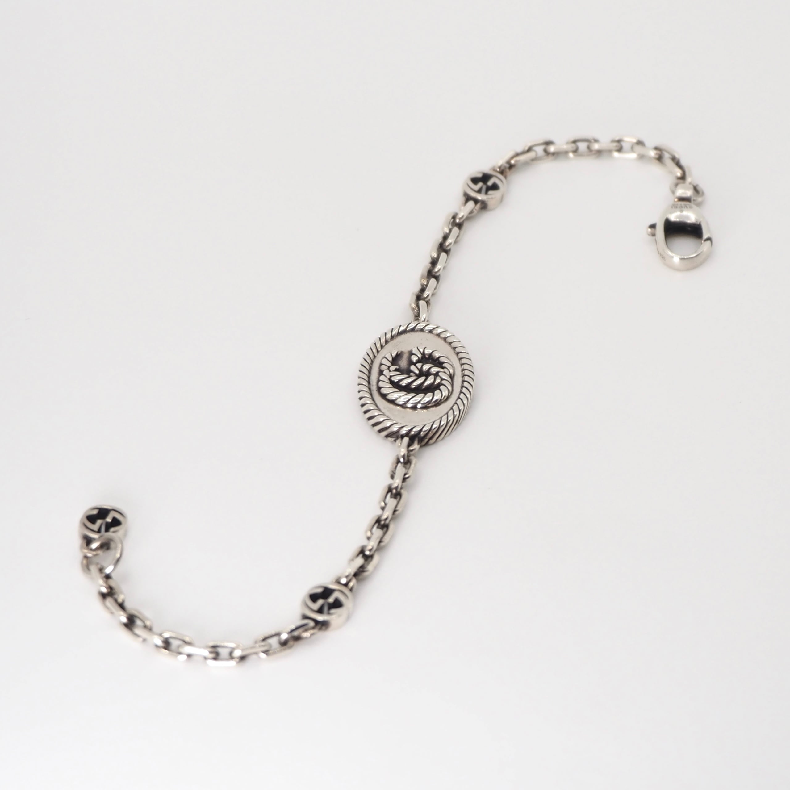 GUCCI GG マーモント チェーン ブレスレット シルバー925 グッチ