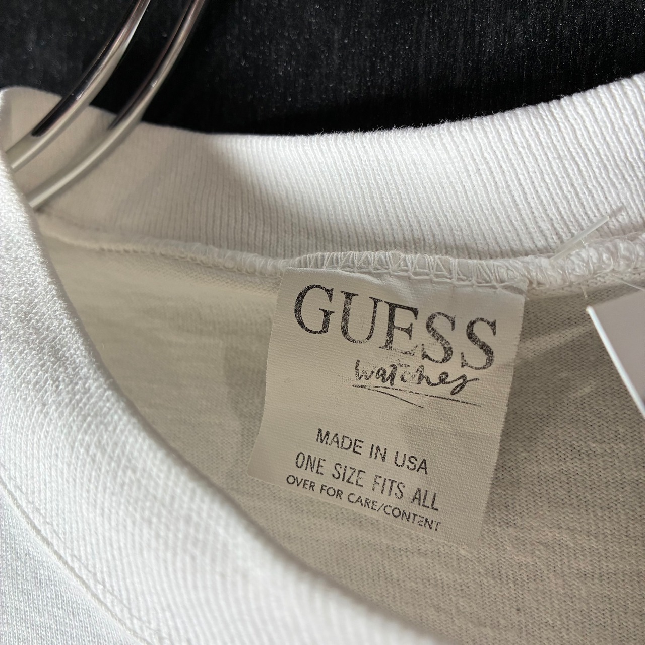 90s USA製　GUESS Watch’s プロモTee 白　ゲスウォッチズ