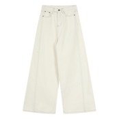 フルレングス ストレートデニムパンツ H0021