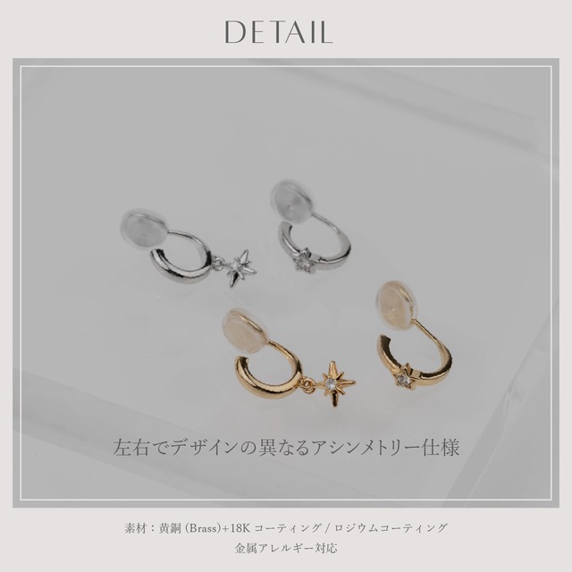 Earring/Pierce -Gold/Silver-