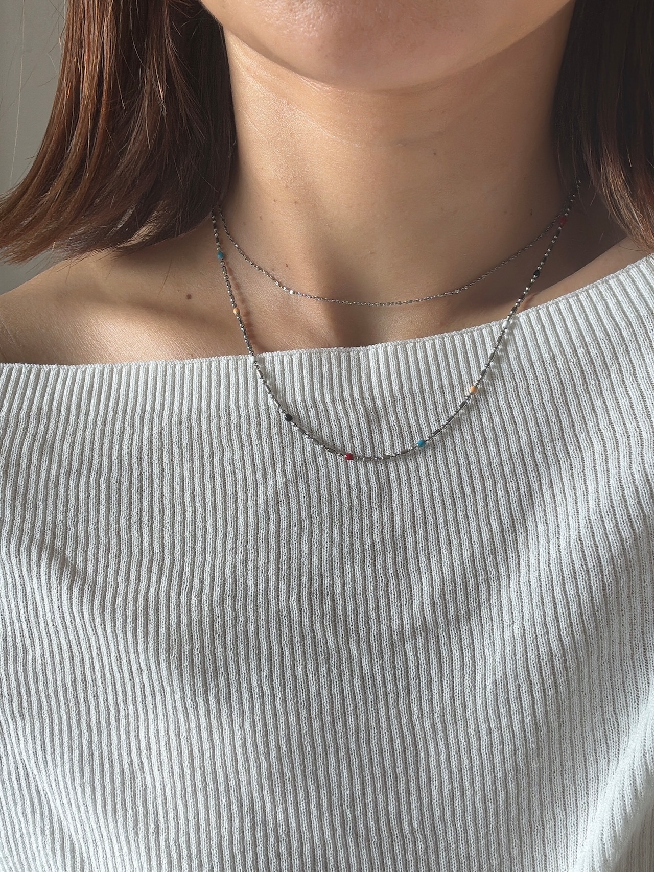 カラフルネックレス