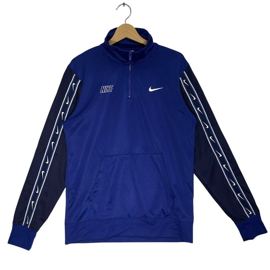 NIKE ナイキ ハーフジップジャケット 風車ナイキろロゴ ワンポイント
