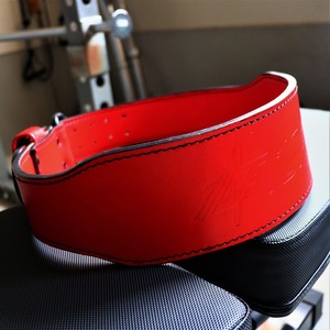 10FIT　TE-94　lifting belt　power belt　トレーニングベルト　リフティングベルト　パワーベルト　レザー　レッド