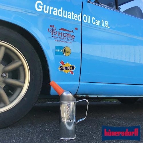 Guraduated Oil Can 0.5L グラデュエートオイルカン 0.5L Hunersdorff社 DETAIL ドイツ