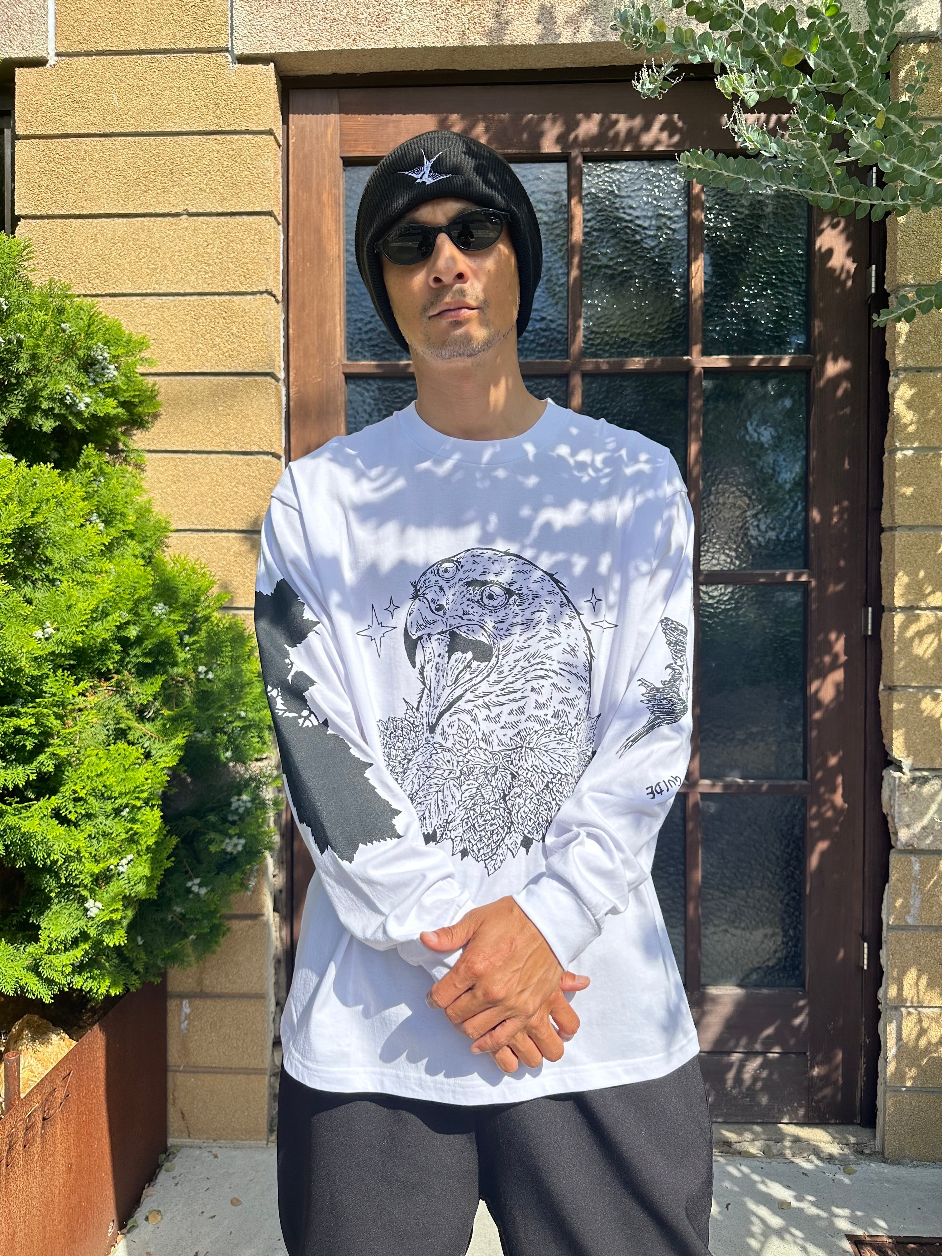 hirotton SP L/S TEE L size WHITE GOAT
