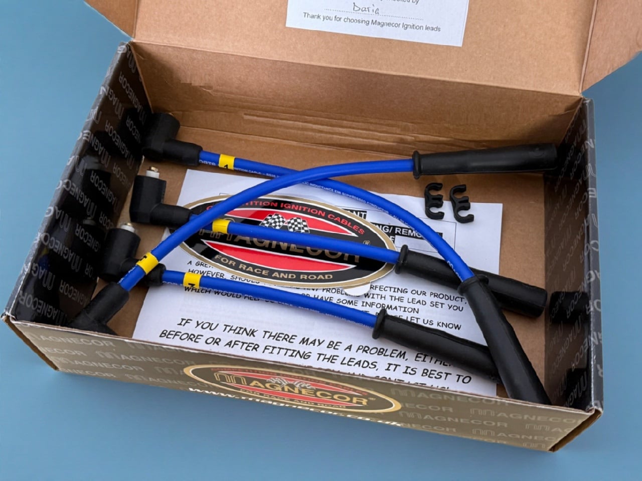 【高品質】ABR-MAGNECOR BLU80ハイパフォーマンス プラグコードSET 1997〜以降 【JAPAN-SPECカスタム】パーツNo : ABR-MA8097-BLU4 ( ref. GHT289 GHT289L )