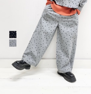 【blue willow】コットンドット刺繍パンツ / 01CWP14508
