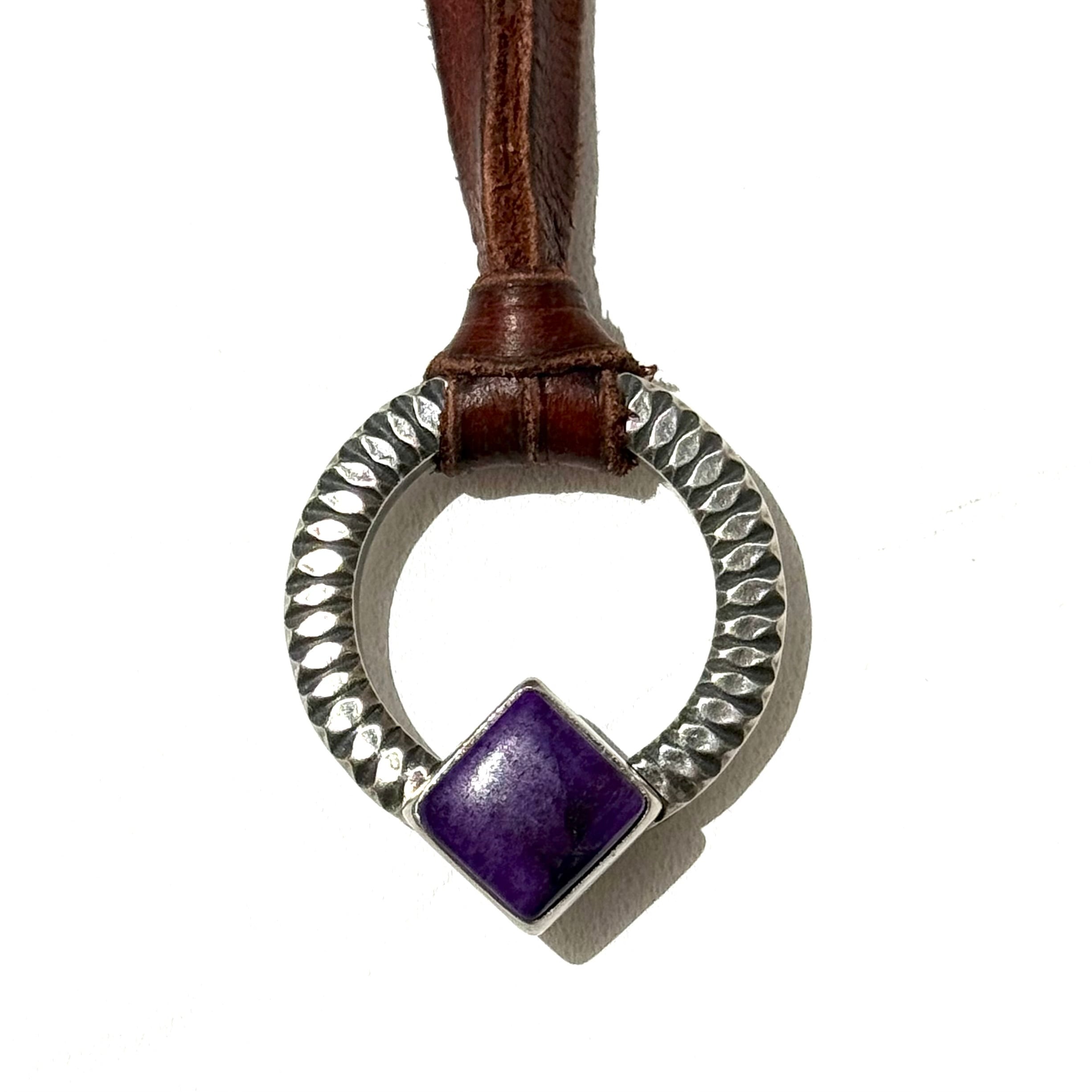 Jesse Robbins” Coin Silver Traveler Pendant インディアンジュエリー