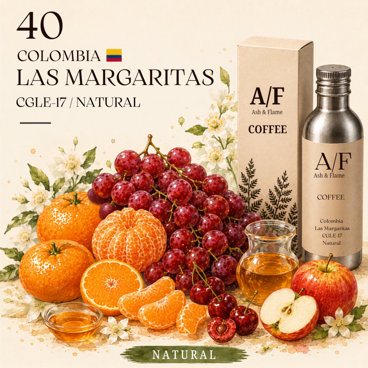 Colombia Las Margaritas CGLE-17（Natural）の商品写真