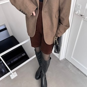 corduroy biker PT/brown