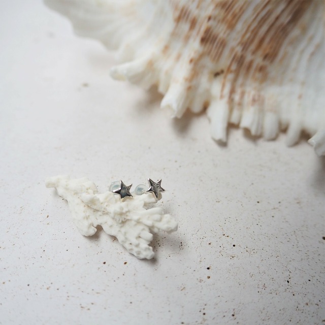 Silver Star Pierced Earring《SILVER925》18380180 S1