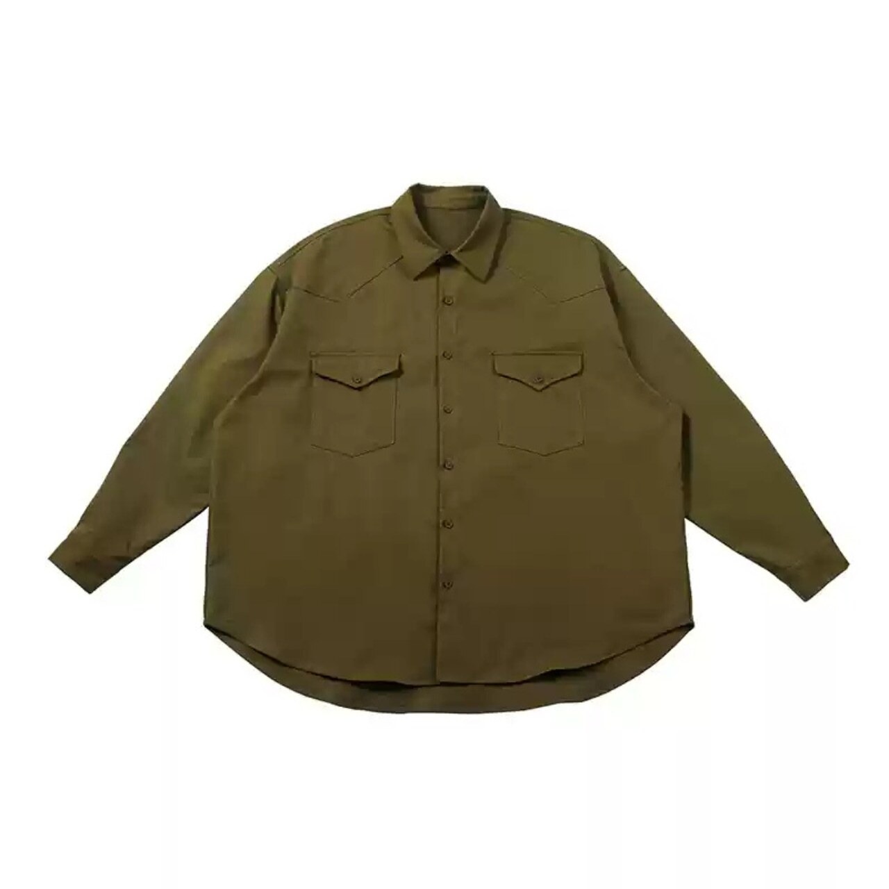 パッチポケット カジュアル シャツ　A1722 - 6