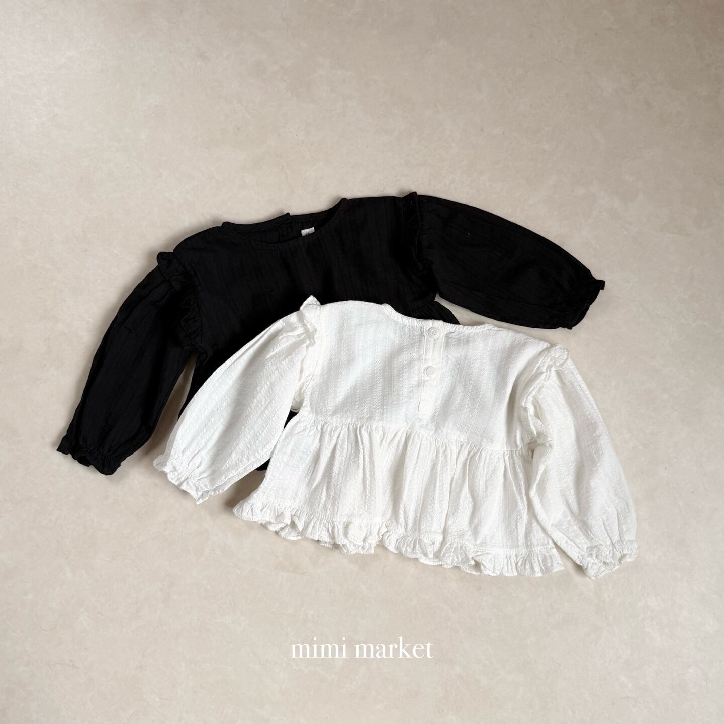 shoulder frill blouse【mimimarket】※9月中旬〜下旬発送予定