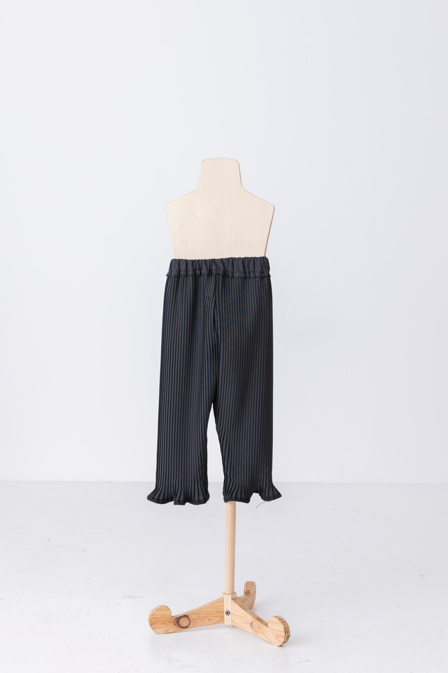 【23AW】folkmade(フォークメイド) pleats pants  black (LL) パンツ