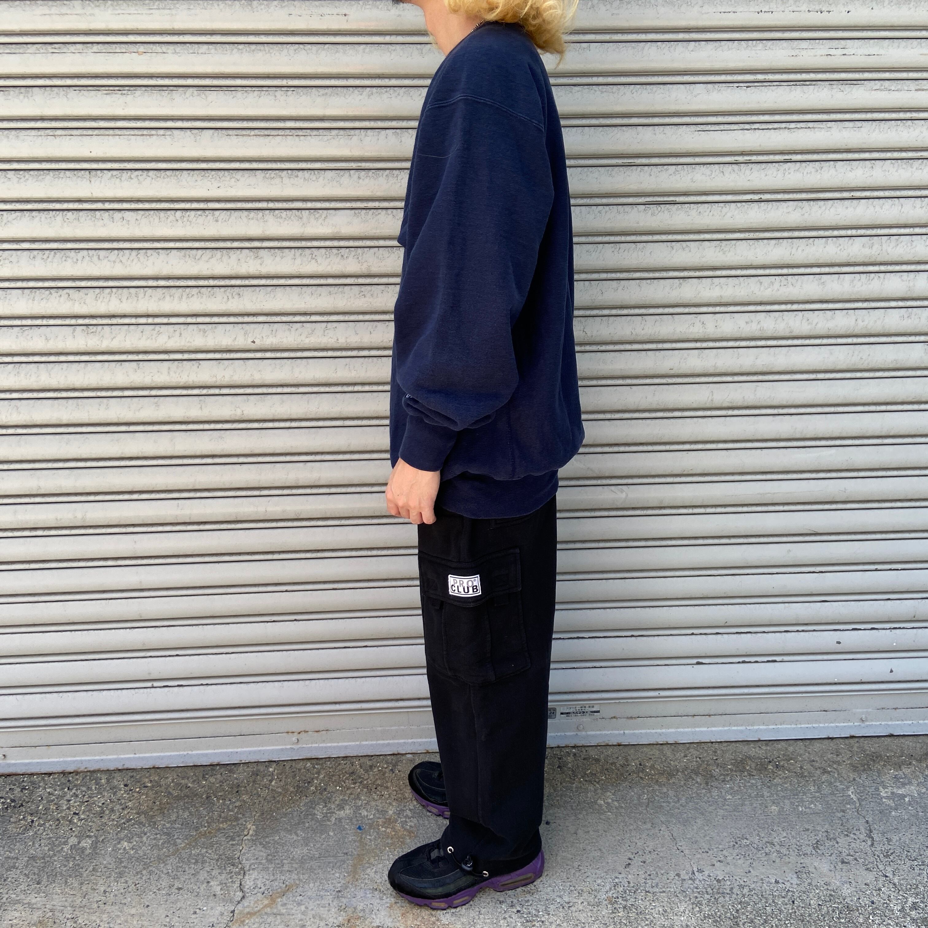 90s USA製 Champion リバースウィーブスウェット ネイビー XXL | 古着 