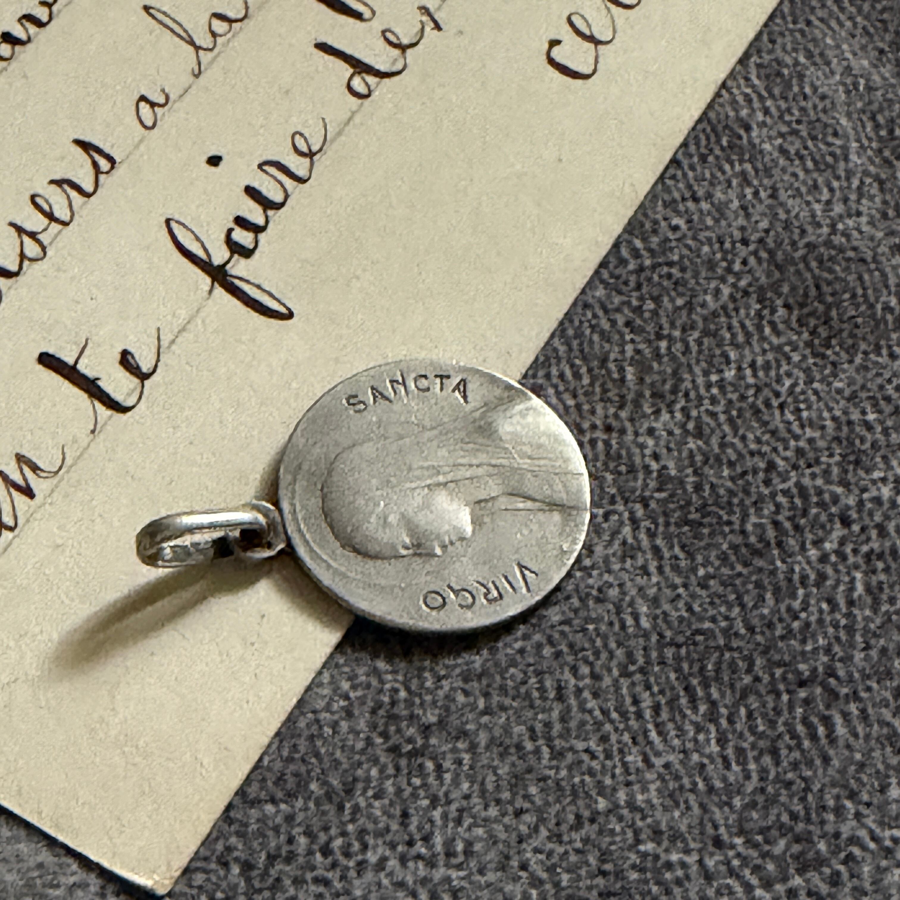 F.Py作✴︎希少【祈りの聖母】 | Antique medaille Mary