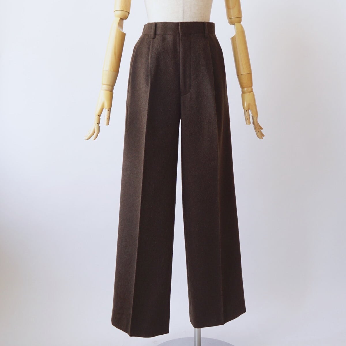 AURALEE オーラリー BABY CAMEL FLANNEL SLACKS Baby Camel Flannel Slacks – La Garçonne