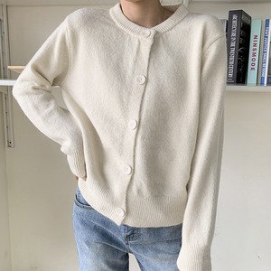 ニットカーディガン レディース ニットトップス 長袖 アウター 秋冬 ニットソー 韓国風 即納