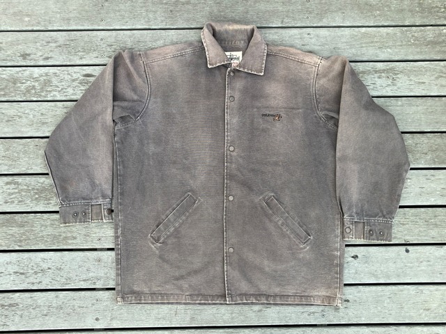 90s OLD STUSSY BEAR DUCK JACKET