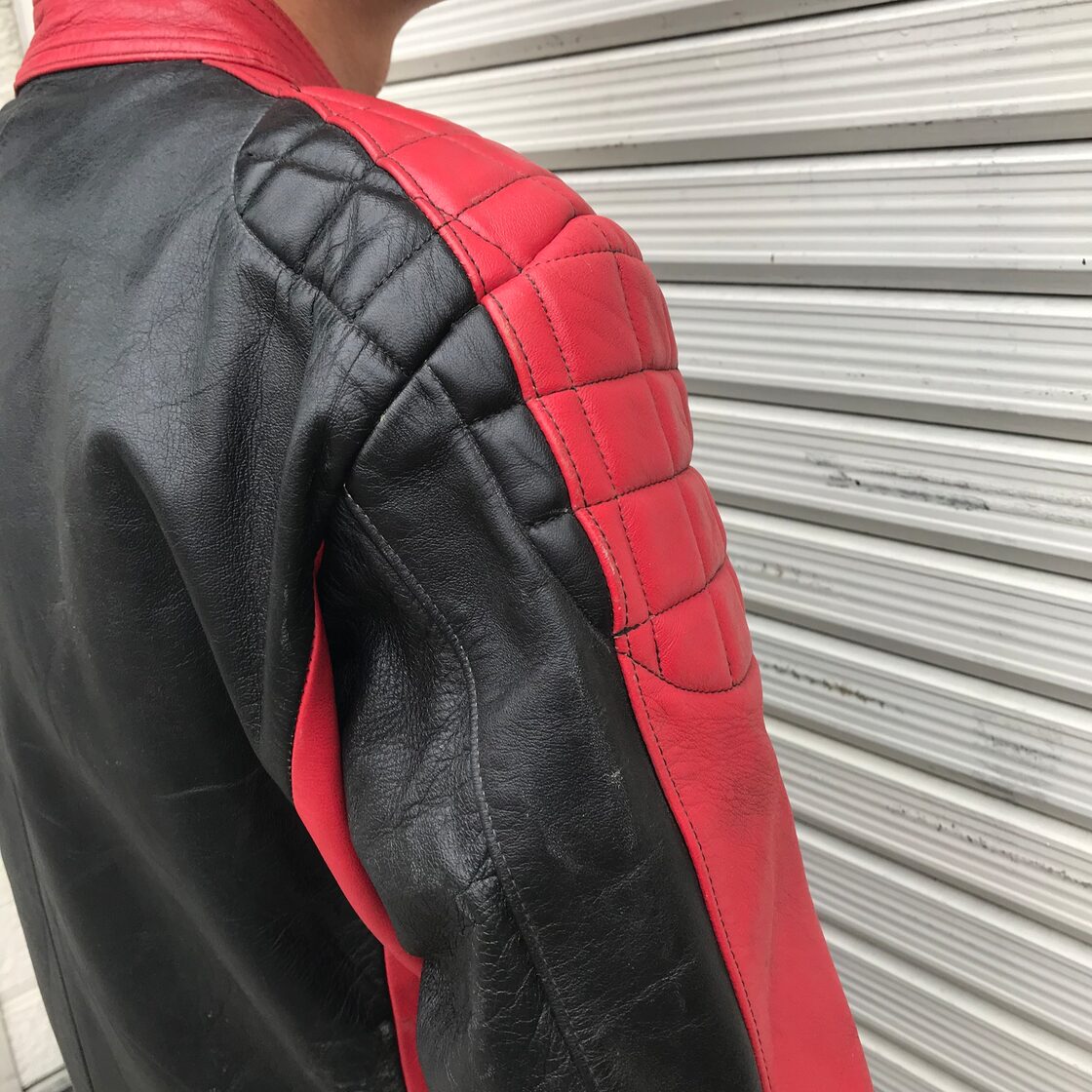 1970s French Vintage ユーロ シングル ライダース ジャケット 