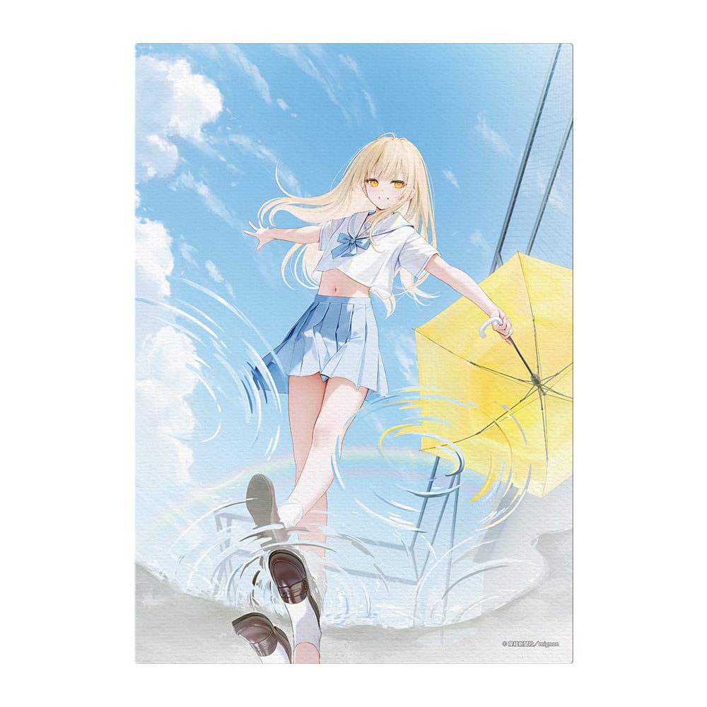 絵師100人展 15」A4キャンバスボード mignon「晴れ女」 | flagments