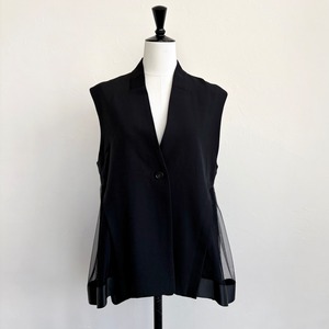 〈SELECT〉バックチュールデザインジレ 102624