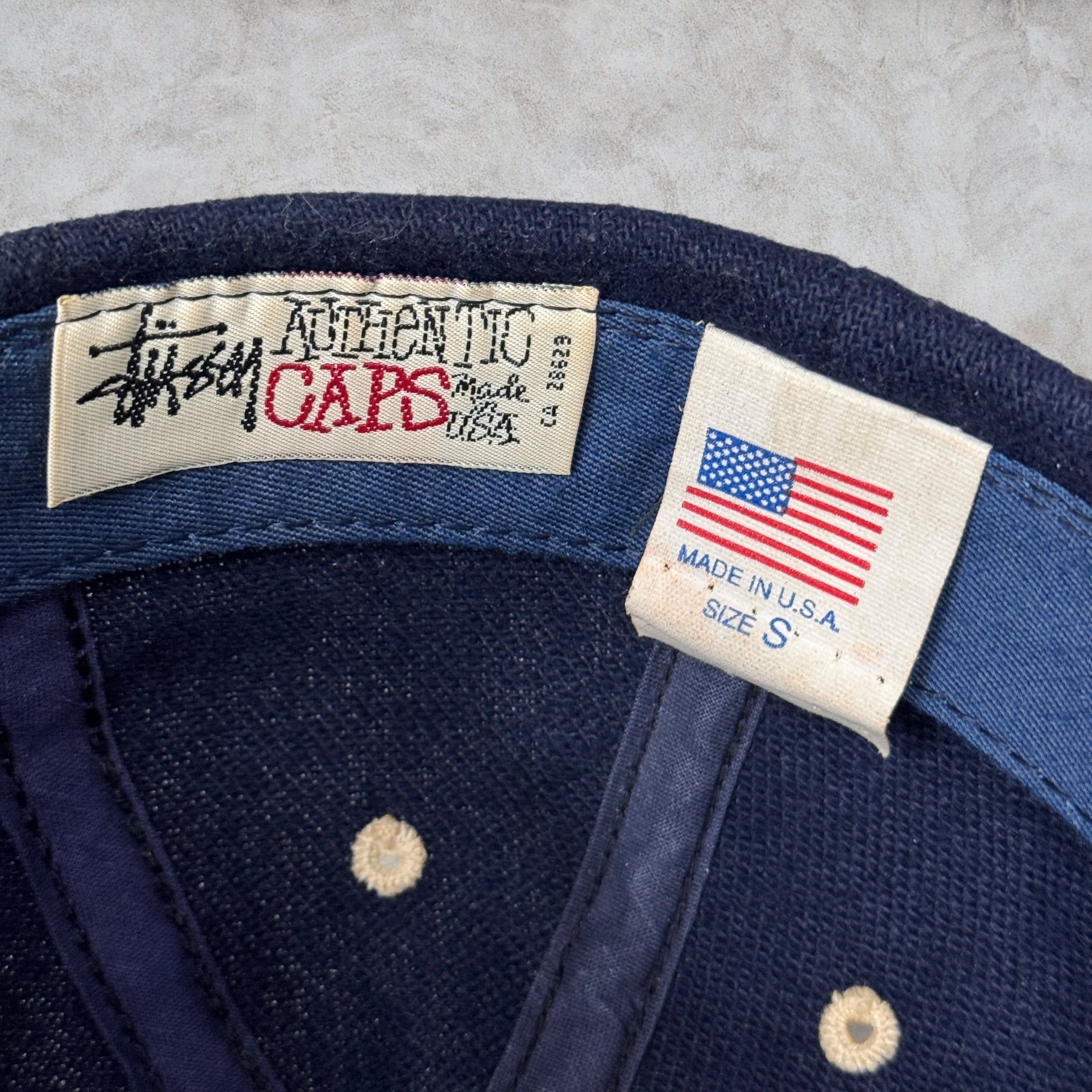90's old stussy Stock Logo Cap “白タグ” 【下北沢店】 | curb