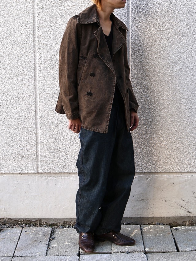 【zucca】compact double pea coat