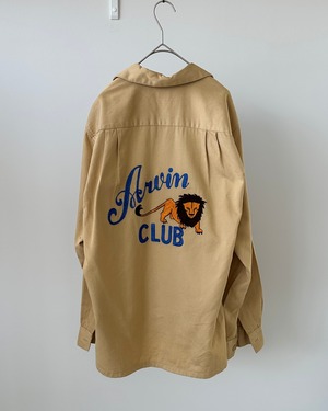 -Bowler's- Vintage 50-60s M bowling shirt