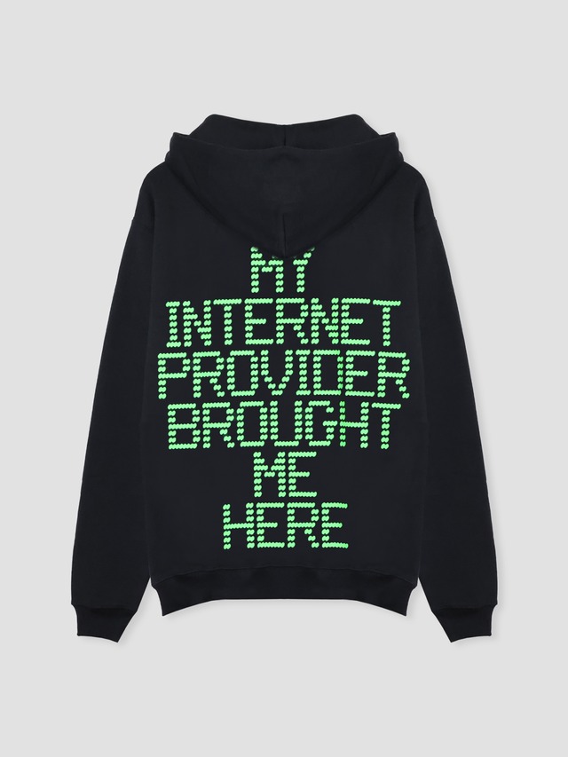 BOILER ROOM | INTERNET PROVIDER HOOD (BLACK)