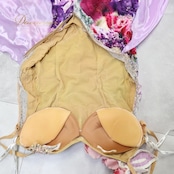 社交ダンス 衣装 エダスー edda hsu スタンダードドレス ピンクワンピース ドレス ピンク系 パープル系 ホワイト系 紫 ピンク 花柄 レース フロート デモ 競技 ダンス パーティ ゴージャス 華やか フォーマル パーティー 大人 上品 おしゃれ レディース 輝き 競技用 コスチューム