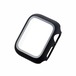 エレコム Apple Watch 40mm フルカバーケース プレミアムガラス ブラック AW-40CSPCGBK