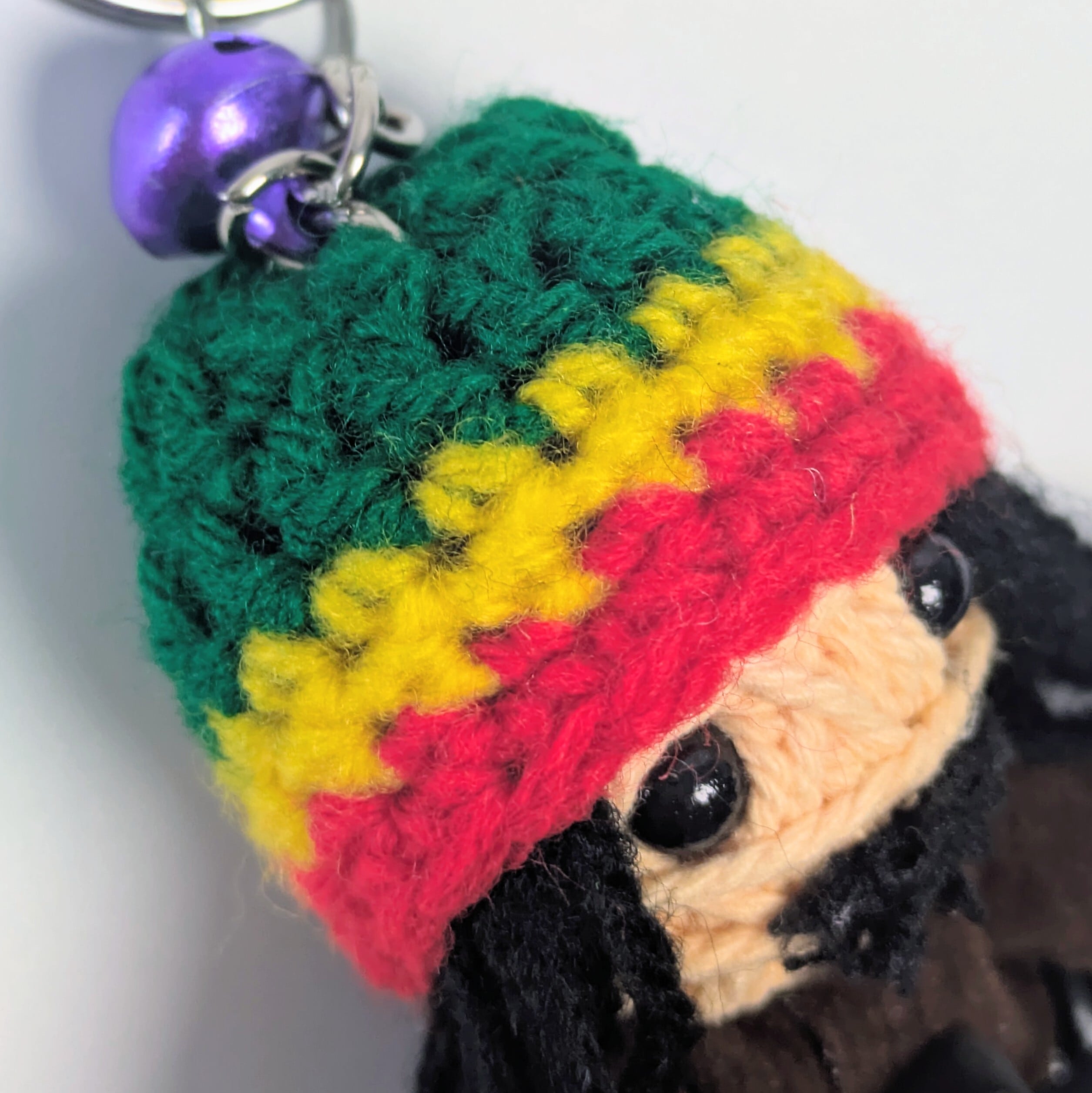 【 Bob Marley ( ボブマーリー ) 】 Voodoo doll KeyHolder / ブードゥー人形 / 身代わり人形 /お守り人形 〚アメリカン雑貨 アメトイ〛