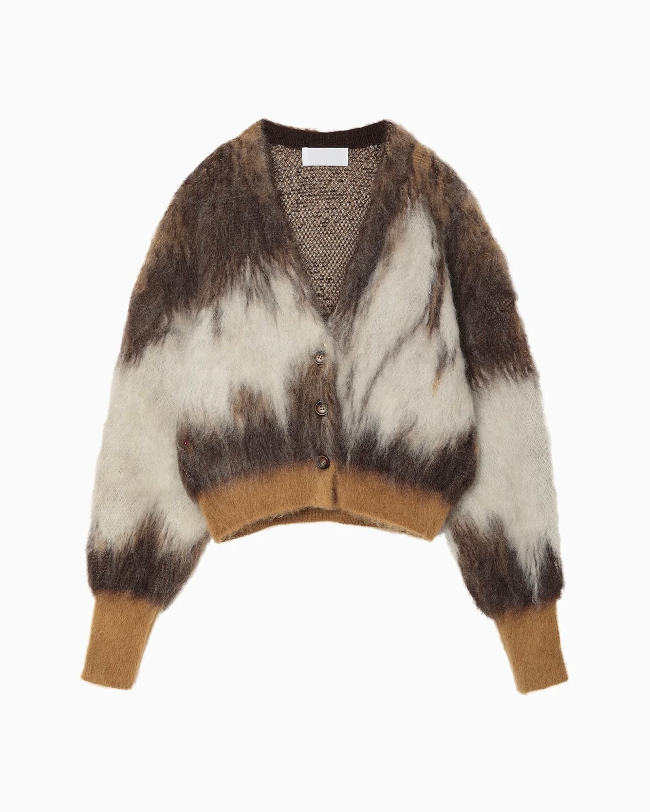 Drip Glaze Pattern Mohair Knitted Vest 【公式通販】