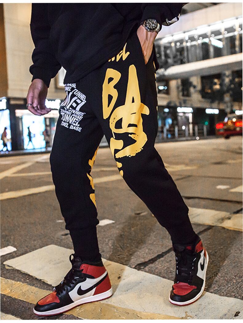 全1色 スウェットパンツ プリント カジュアル ストリート
