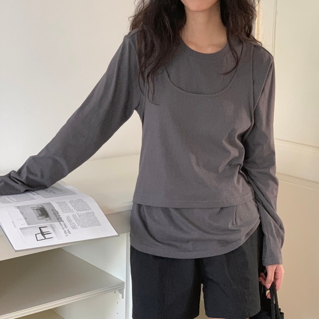 layered style design top　L0123