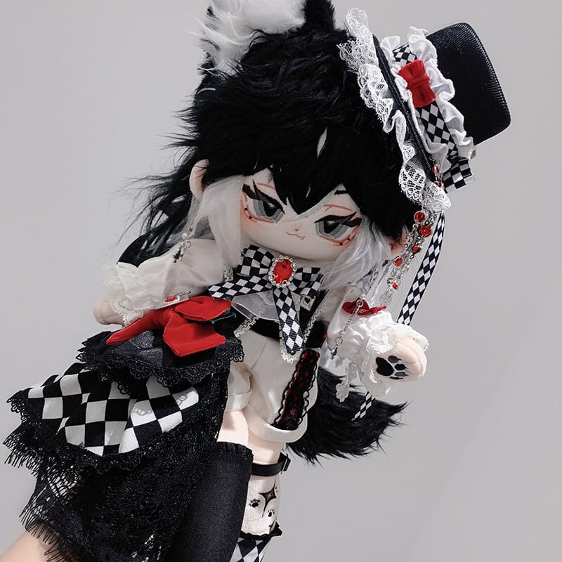 25〜30cmぬいぐるみ用 宮廷魔術師 シャツ+パンツ+帽子+リボン+
