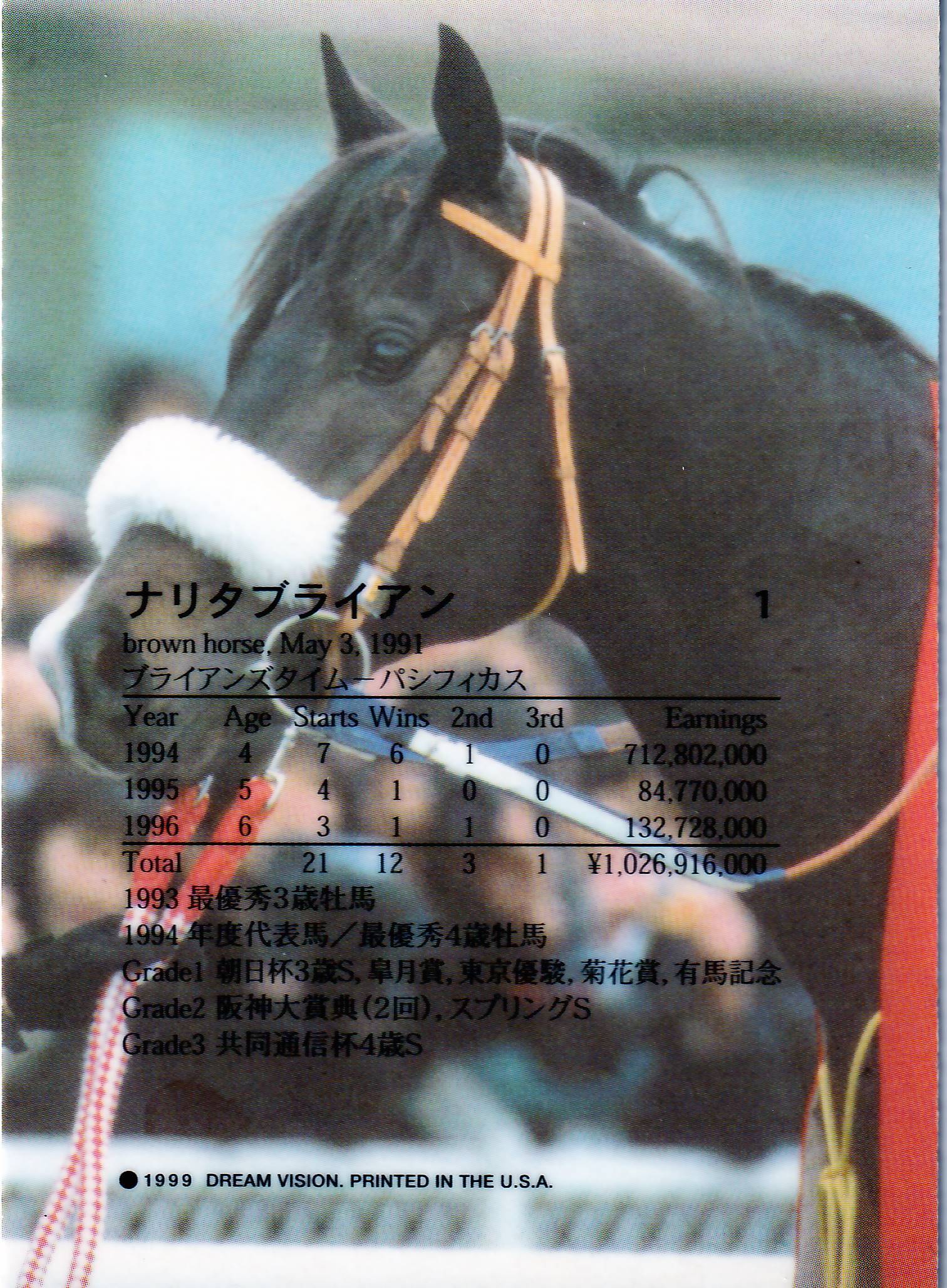 ナリタブライアン たてがみ ナリタブライアン たてがみ ナリタブライアン (Narita Brian) | 競走馬