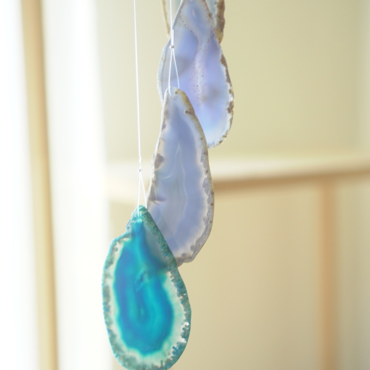 HOSHIDUKIYO 03 - アゲートヒーリングチャイム / Agate Sun Catcher Wind Chime 715