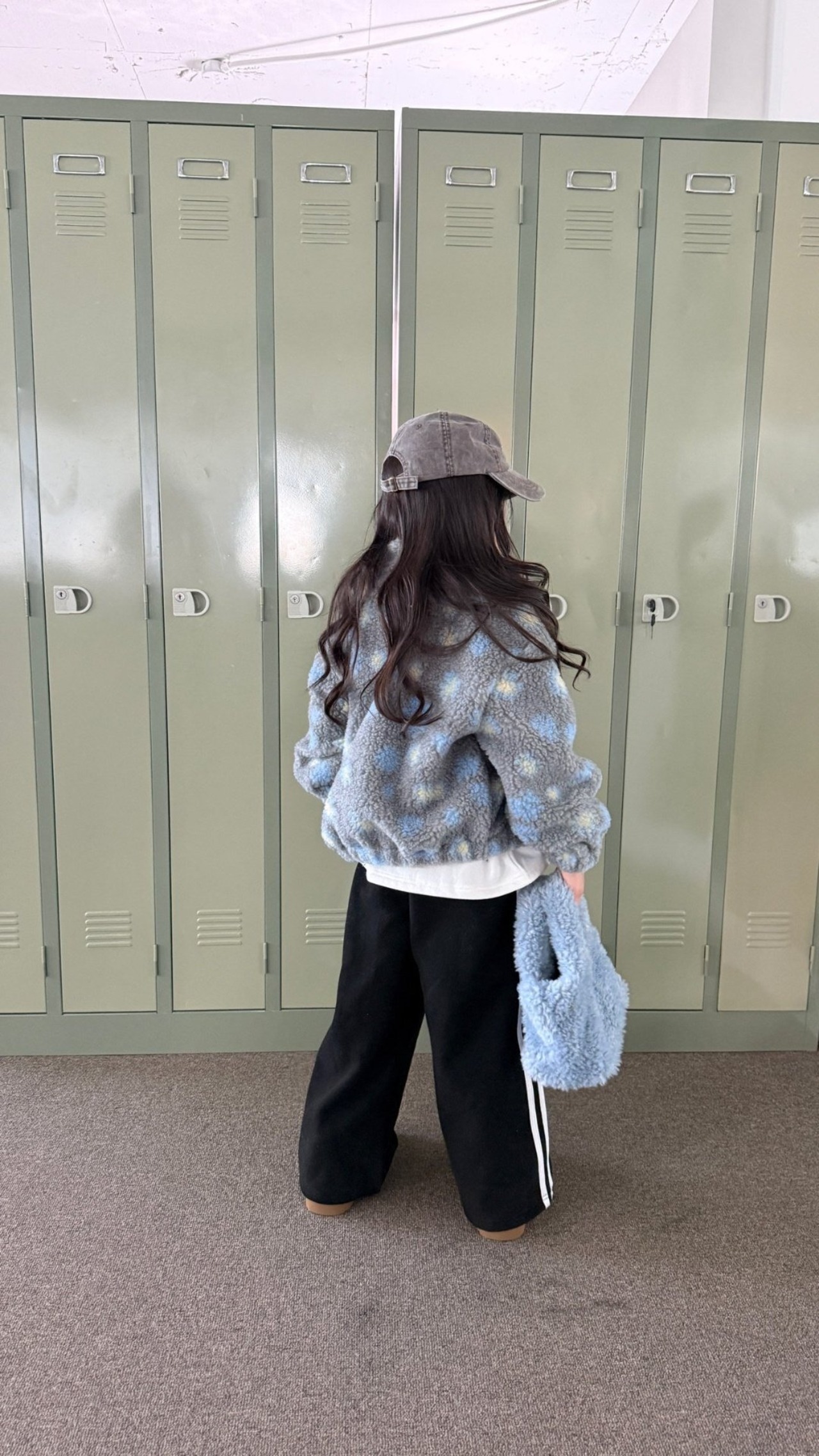 COMMA［取寄］palding wide double line pants 26winter