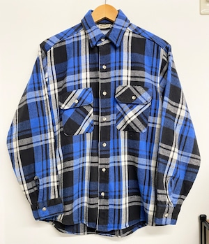 90sFIVEBROTHER Heavy Flannel Check Shirt/L
