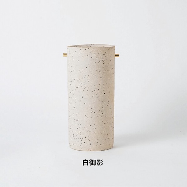 HIJICA TEOKE vase (L) 信楽焼 日本製 花瓶